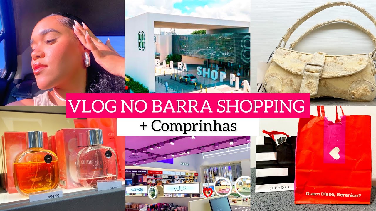 VLOG NO BARRA SHOPPING + COMPRINHAS