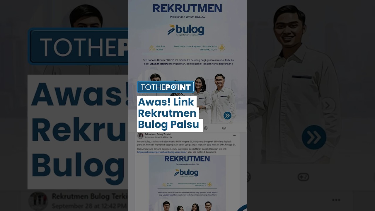 Hati-hati! Link Rekrutmen Pendaftaran Kerja Bulog yang Beredar adalah Palsu: Perum Bulog Buka Suara