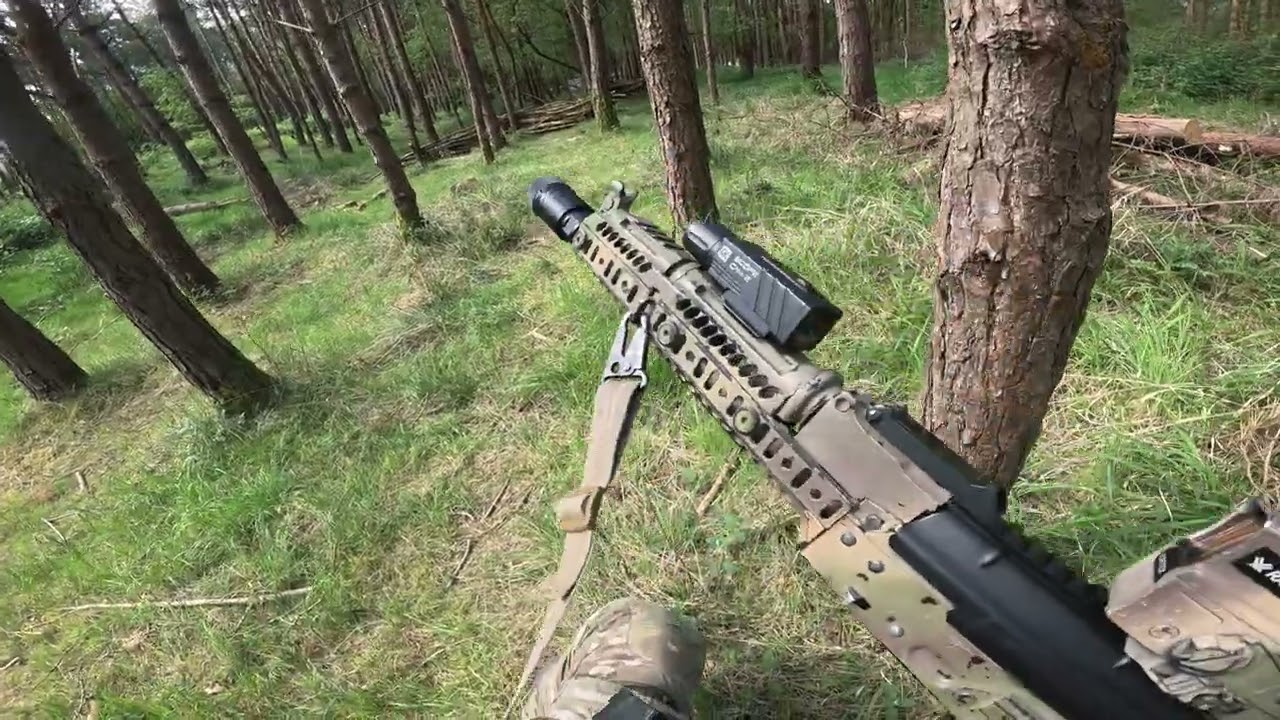 RED ALERT airsoft with the upgraded CYMA AK105