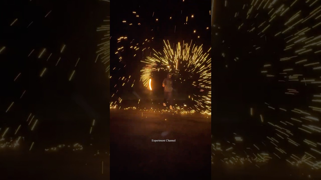 Steel wool trick #shorts #lifehack #firework #newyear