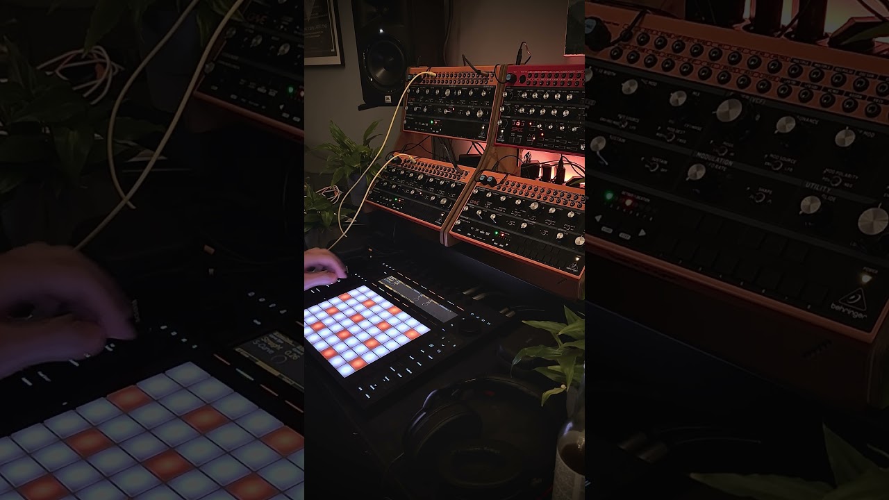 Alien Talk Ambient. MPE & CV patch with Behringer Crave, Spice & Ableton Push 3 Standalone