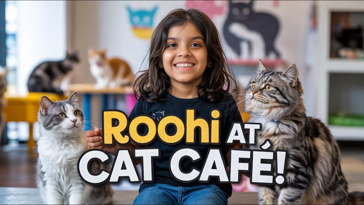 Roohi’s Day Out at Vibrissae Cat Café Dubai 🐾 | Cute Cats, Coffee & Fun in Mirdif!
