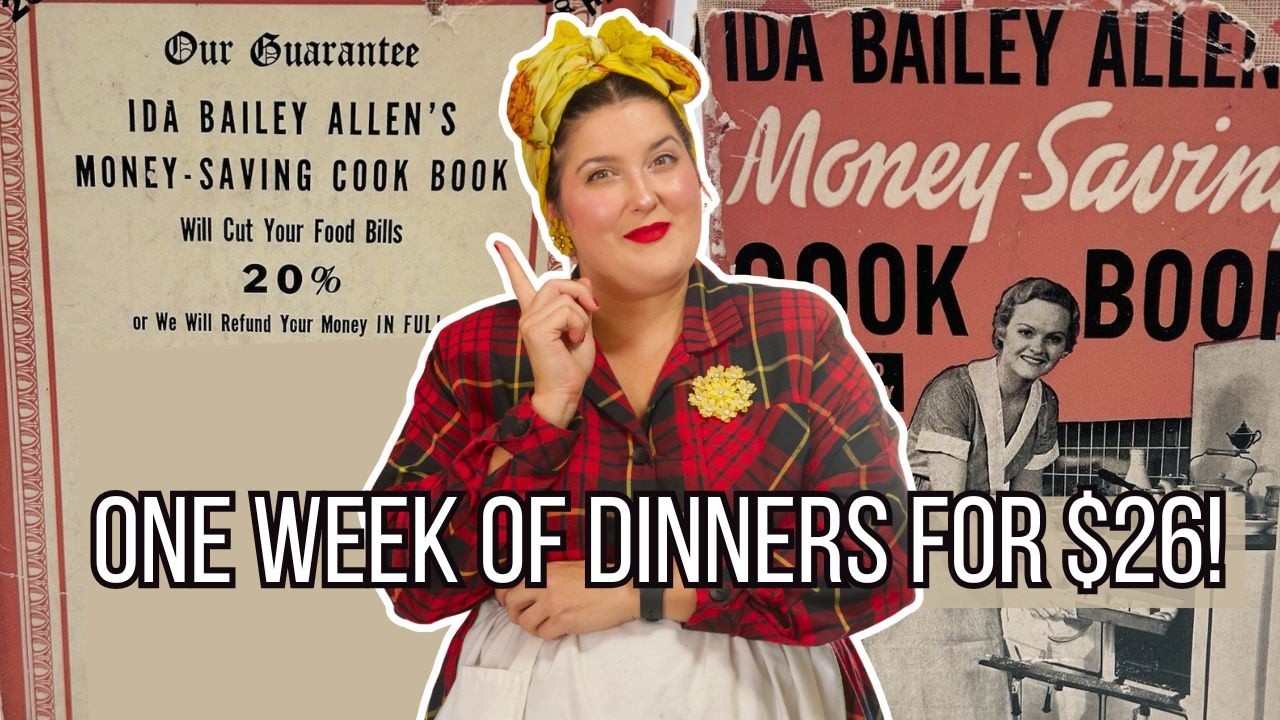 What to cook when you’re broke || Budget and Low-Income friendly meals from a WW2 Cookbook