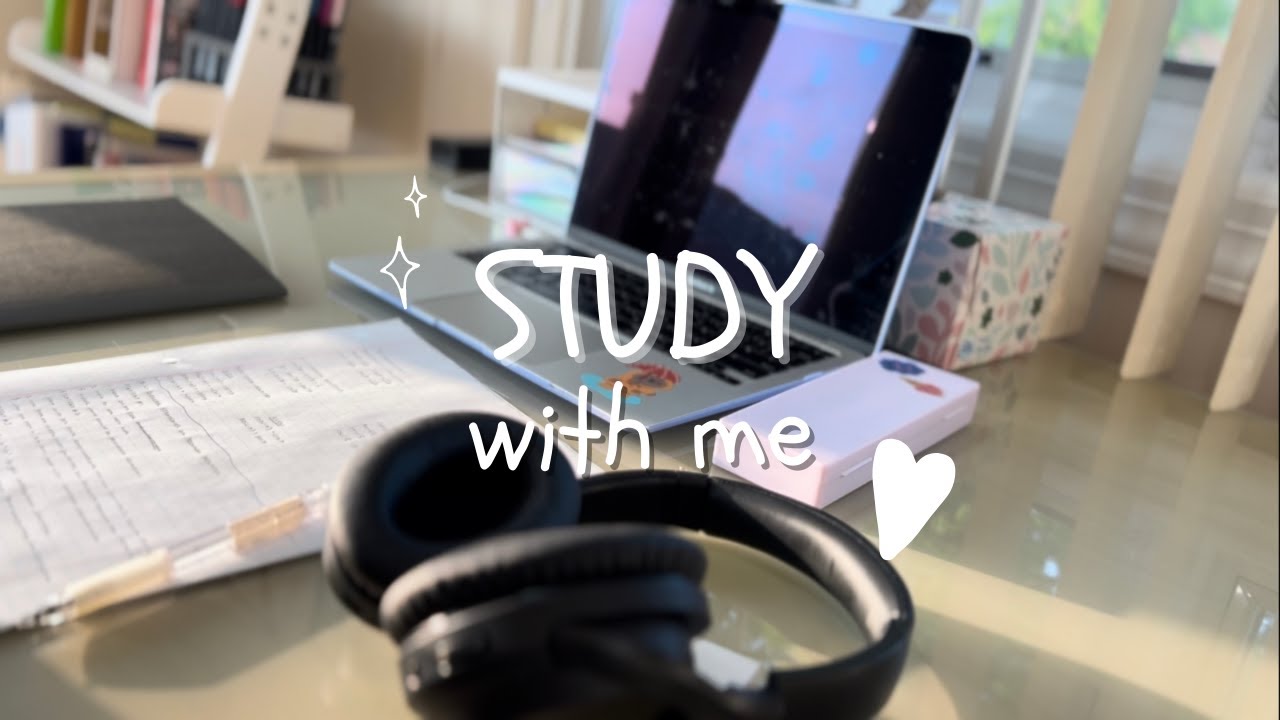 2 HR study with me (with lofi music) || NO BREAKS