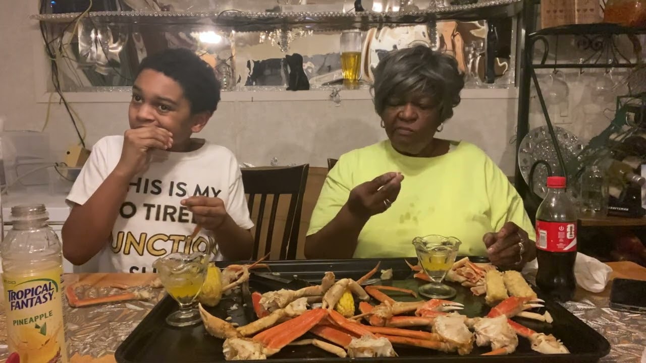 We are eating crab legs tonight