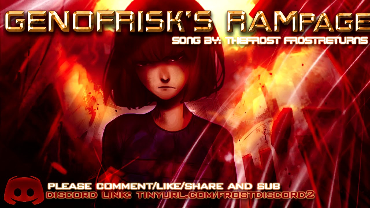 [Glitchtale] Genocide Frisk's Rampage [Fanmade Battle Theme] [Undertale]