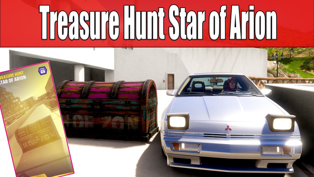 FH5 Treasure Hunt Star of Arion - Take your Starion for a ride and speed past the traffic