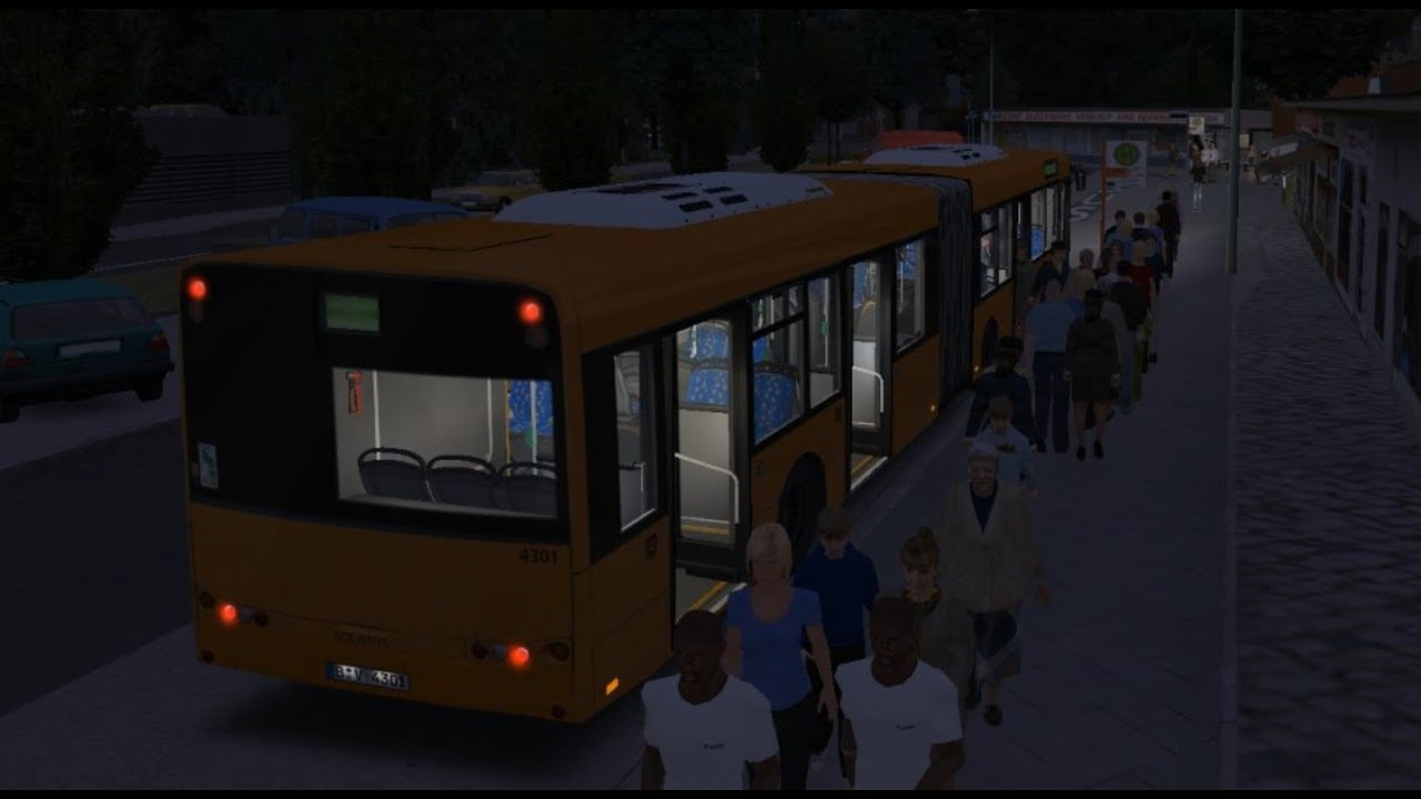OMSI 2. Map Ruhrau, Route NE2, Solaris Urbino 18
