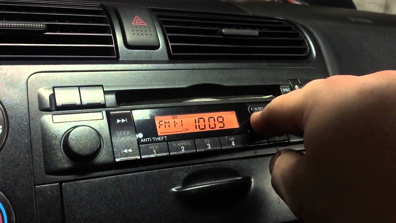 Как настроить часы Honda Civic