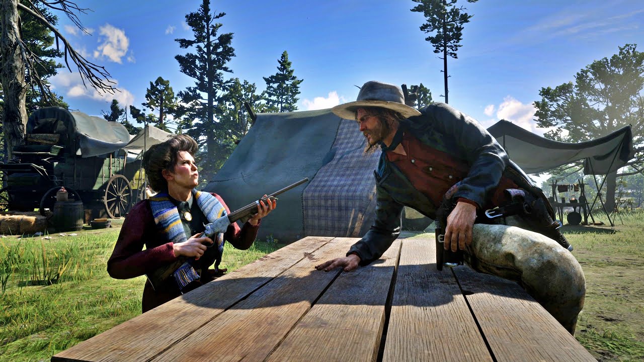 Micah and Susan Grimshaw Conversations / Hidden Dialogue / Red Dead Redemption 2