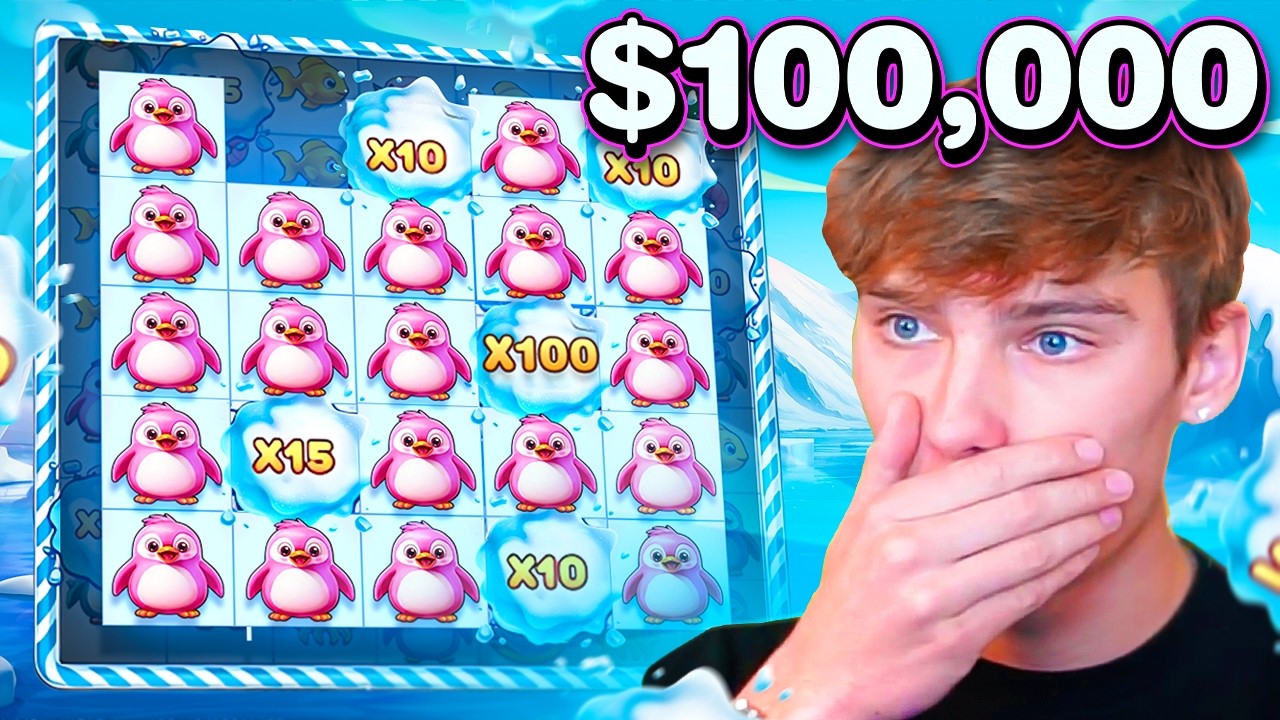 I SPUN $100,000 ON INSANE NEW SNOW PARTY SLOT!