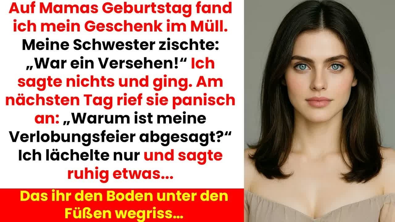 Meine Schwester warf mein Geschenk weg doch am nächsten Tag verlor sie alles…