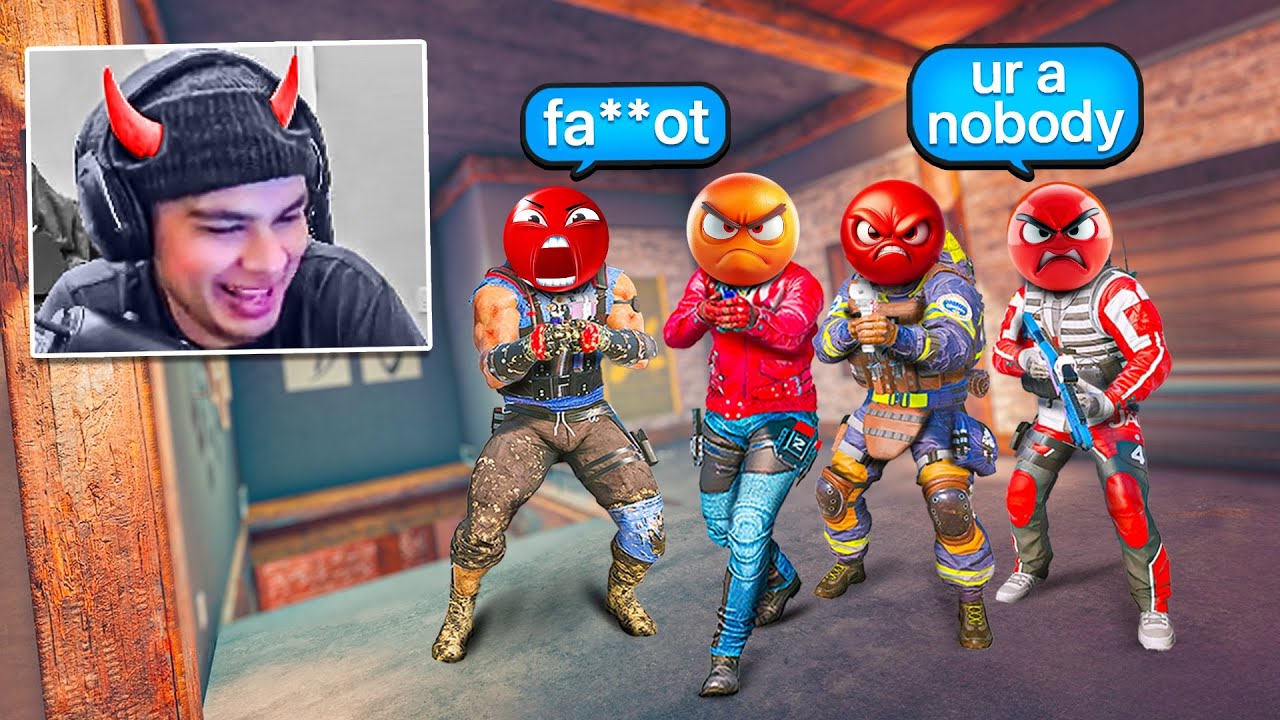 I RAGE BAITED an ENTIRE STACK in Siege