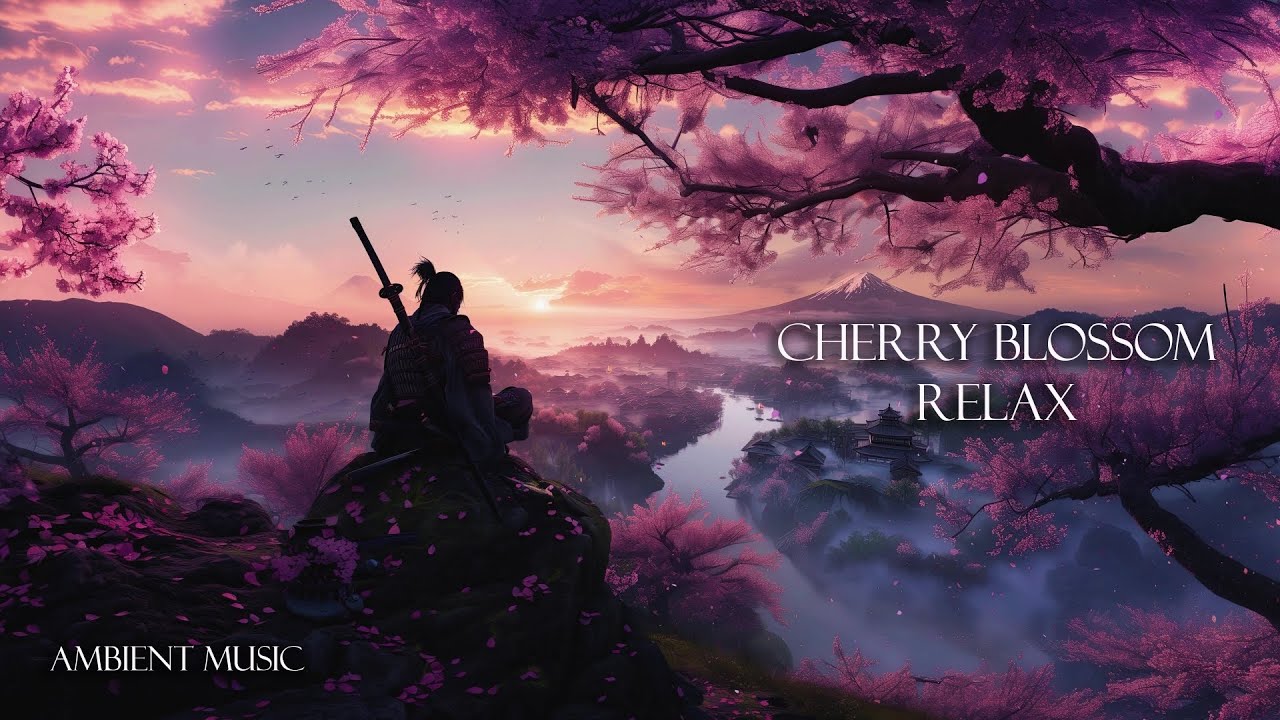 Mount Fuji Dreams | Calming Japanese Soundscape with Sakura & Sunset