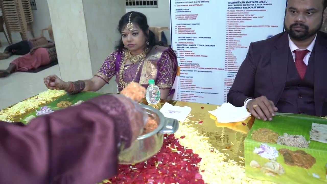 UR DAUGHTER & UR SON RECEPTION DINNER SETUP