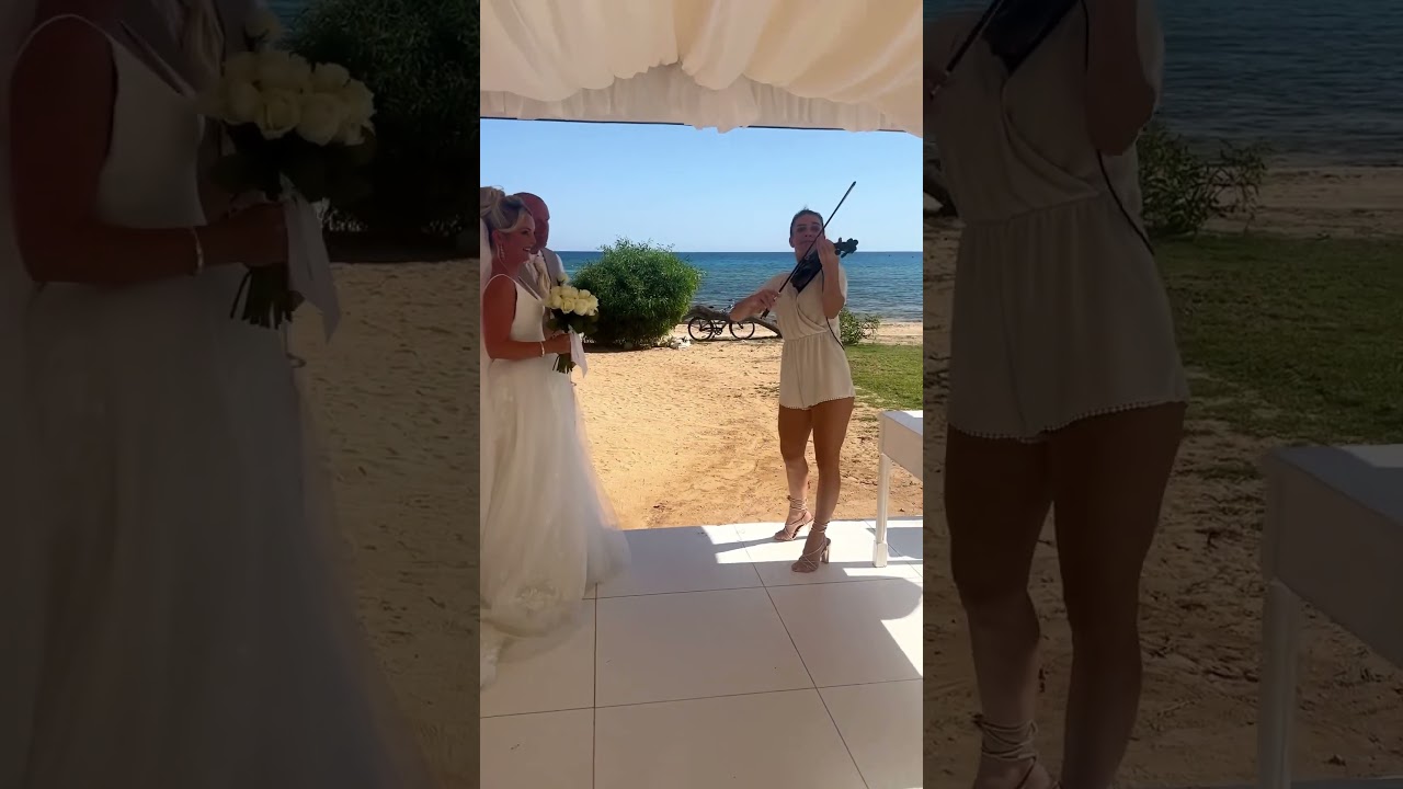 Can't Help Falling In Love (Cyprus Wedding) performed by Anne | Female Solo Violinist
