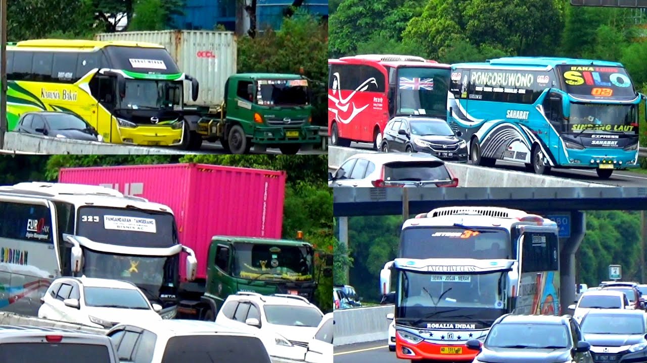 Hunting Bus di jalan Tol