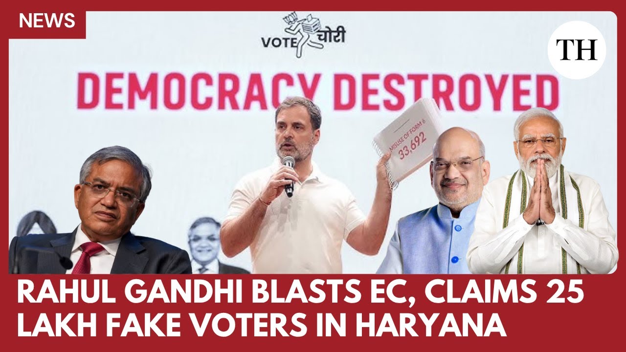 &ldquo;Operation Sarkar Chori&rdquo;: Rahul Gandhi alleges massive vote theft in Haryana elections