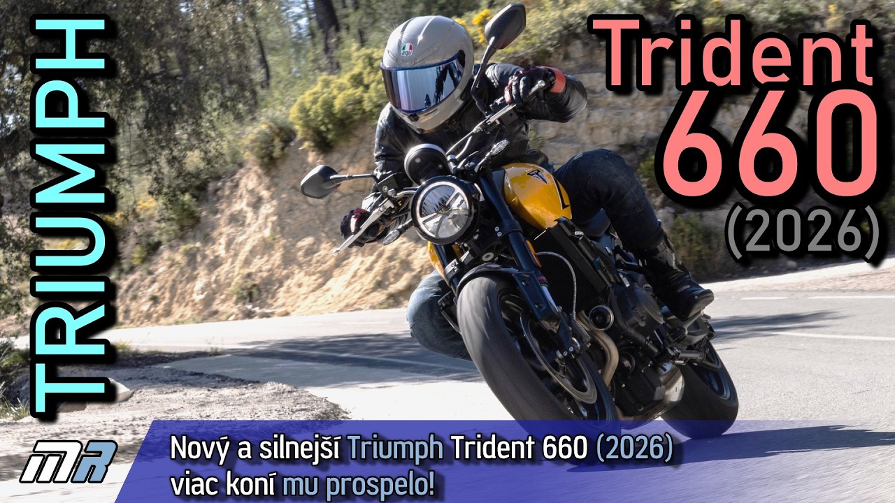 Nový a silnejší Triumph Trident 660 (2026) - viac koní mu prospelo! - motoride.sk