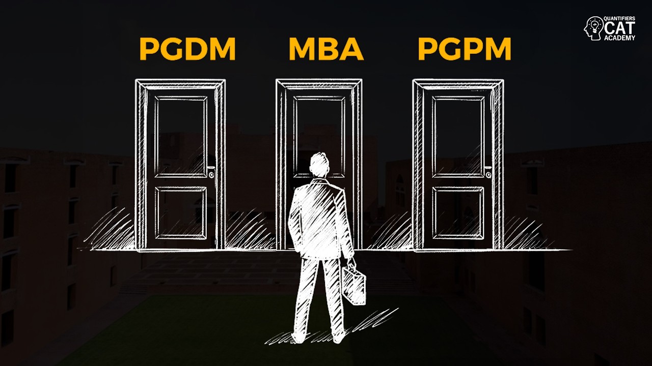 MBA vs PGDM vs PGPM | Which One Is Better? | Differences & Similiarities