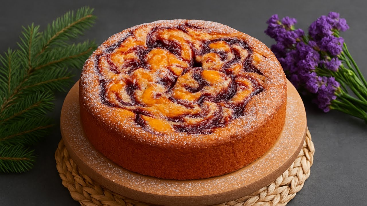 “Gluten-Free Christmas Swirl Cake That Looks Too Magical to Be Real ✨🎄”