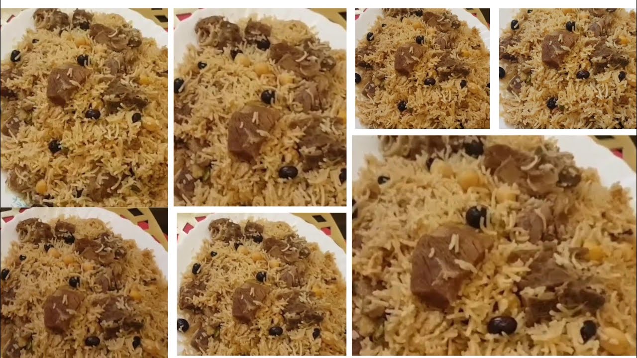 Authentic Peshawari Mewa Channa Gosht  Pulao Recipe |@Kitchen with Sarah