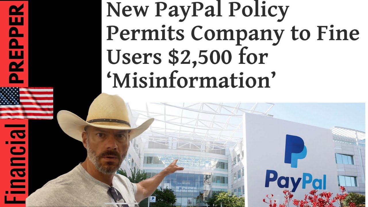 PayPal MISINFORMATION FINE