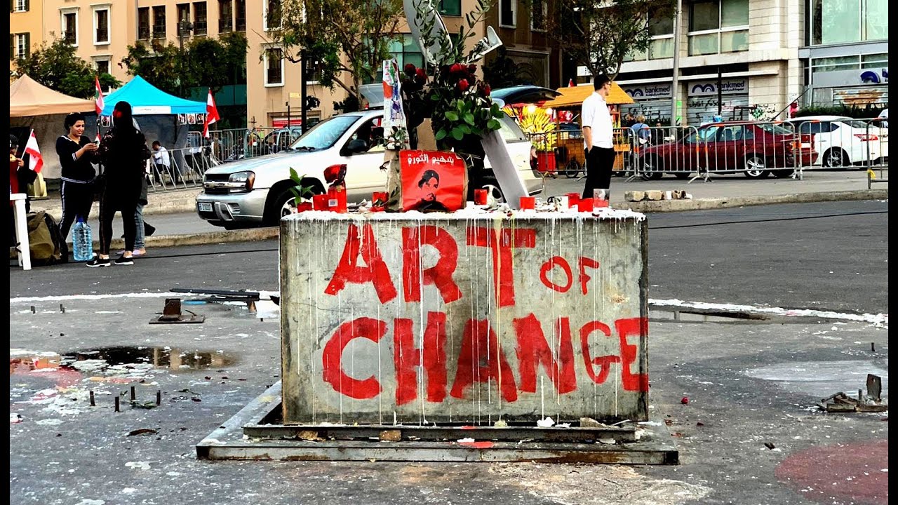 Thawra! The Lebanese revolution in art and words (2019)