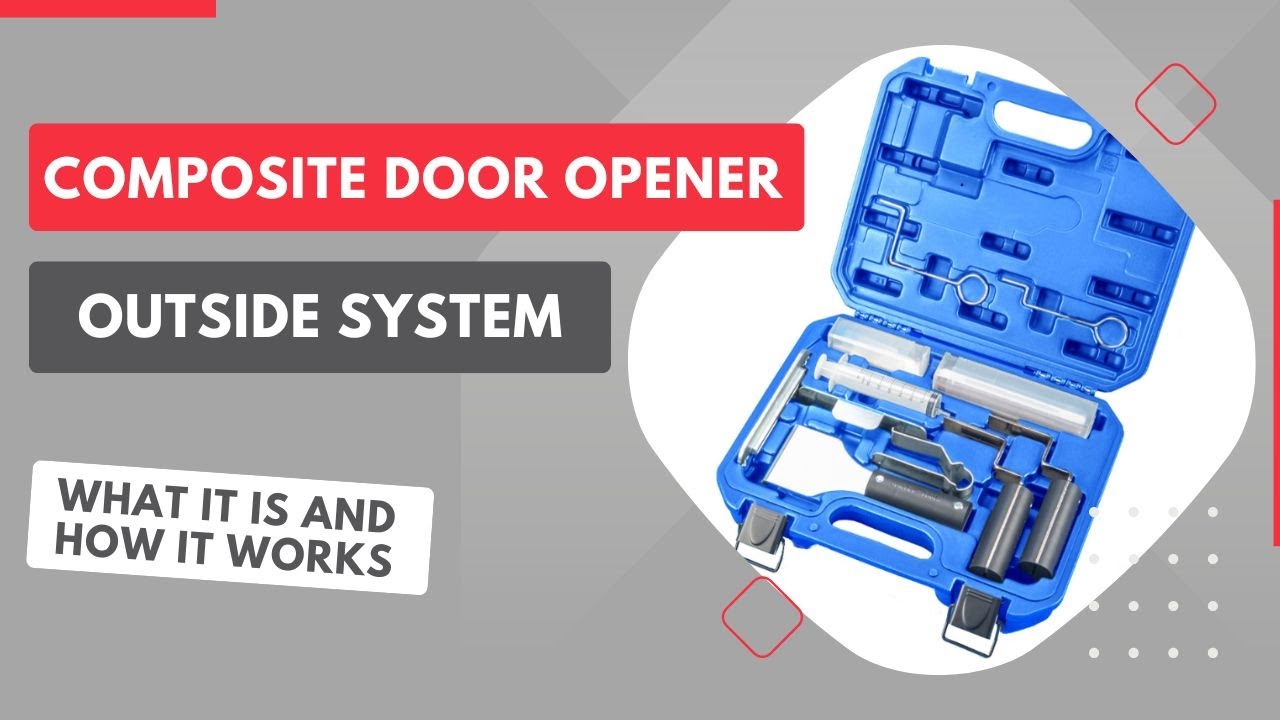 Souber Composite Door Opener - Outside System: How It Works