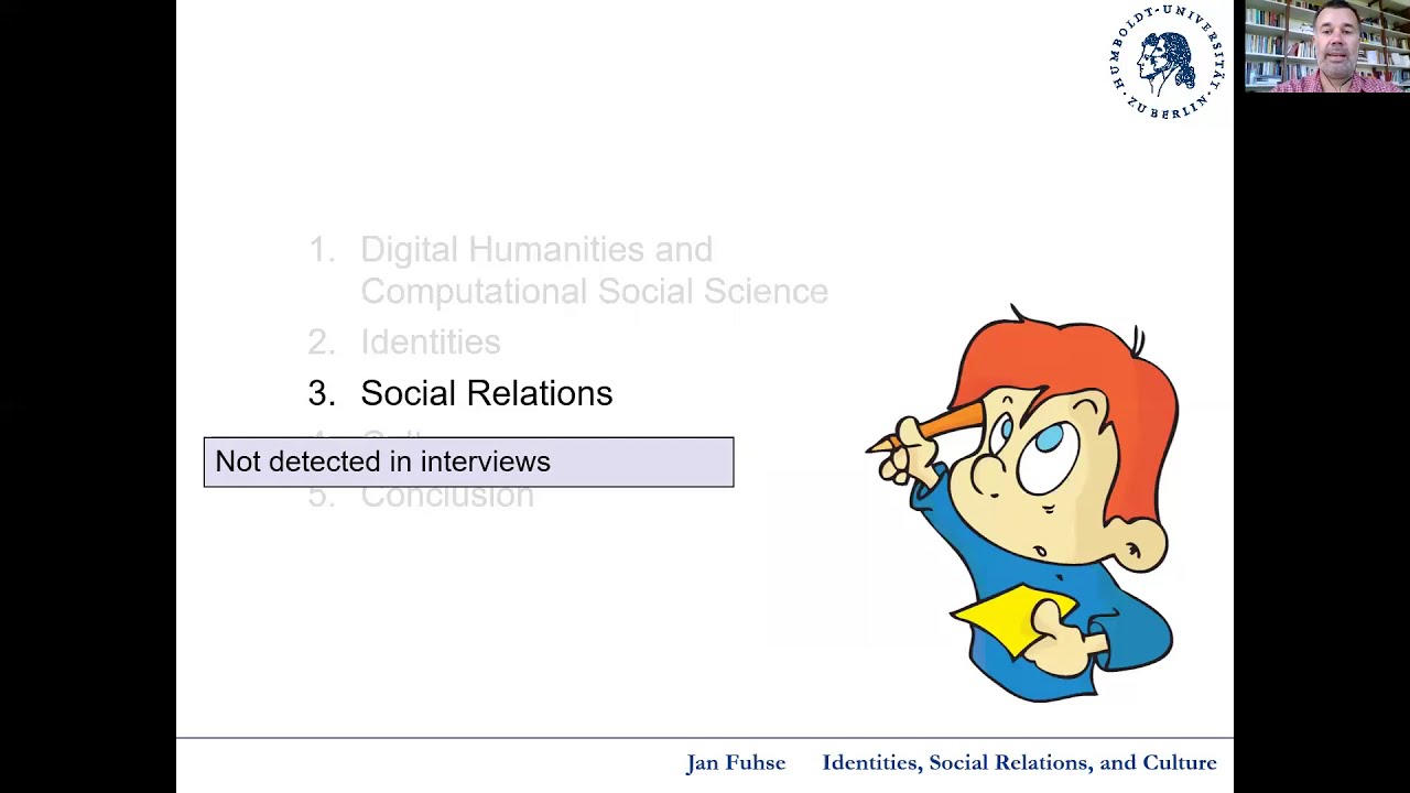 Jan Fuhse: Identities, Relations, and Culture in Digital Humanities and Computational Social Science