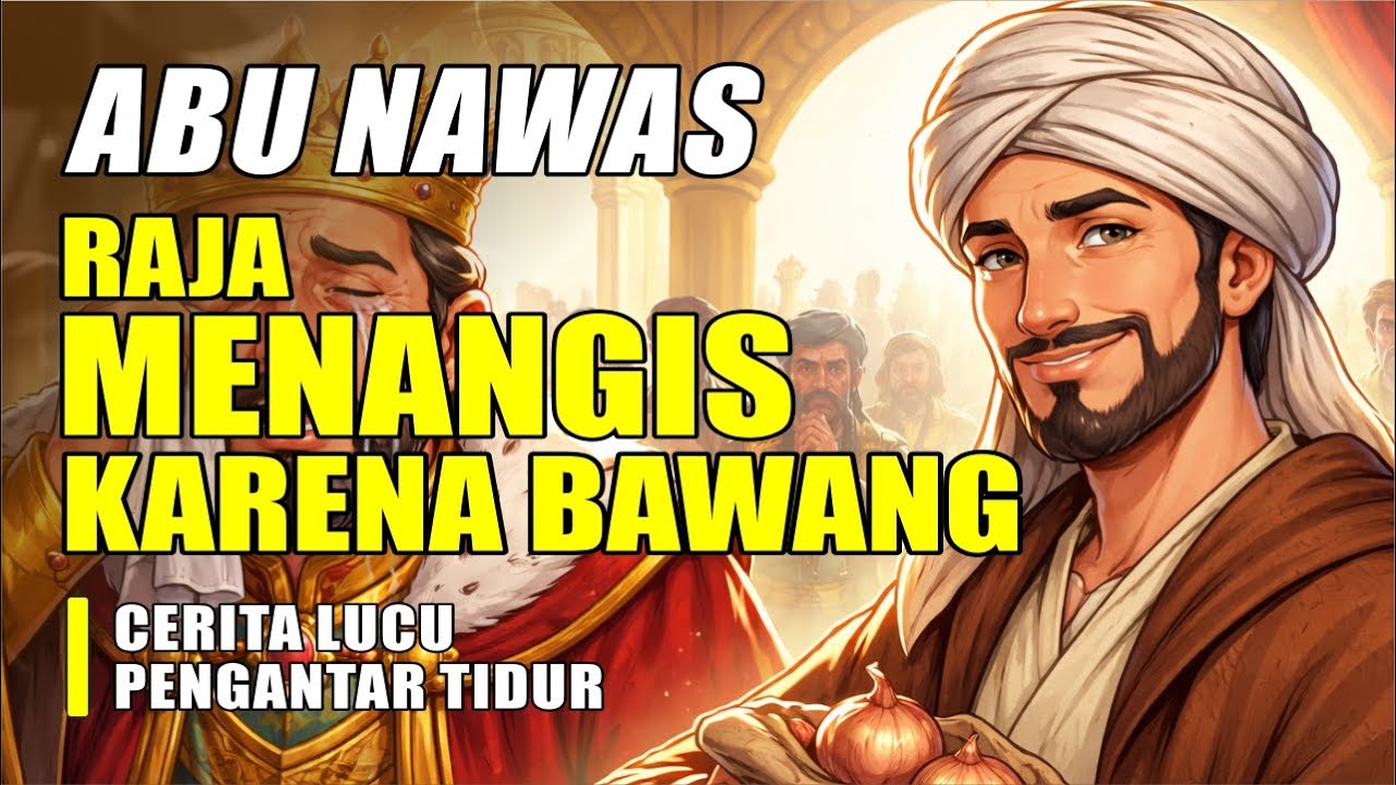 CERITA LUCU PENGANTAR TIDUR || ABU NAWAS RAJA MENANGIS KARENA BAWANG