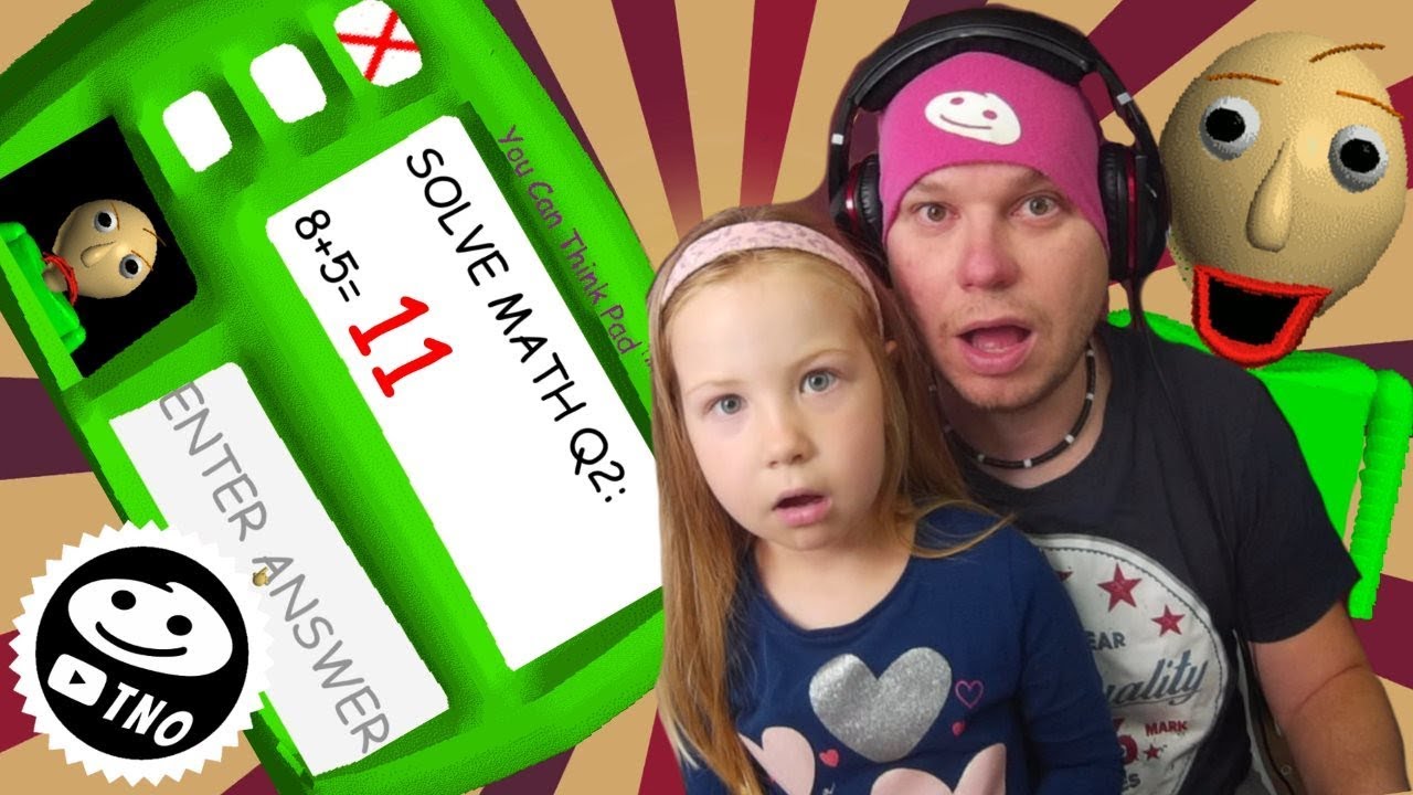 TÁTA NEUMÍ POČÍTAT VE ŠKOLE - Baldi's Basics | Tatínek a Barunka CZ/SK