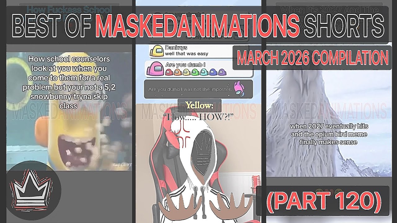 MASKEDANIMATIONS Shorts Compilation 😳😱🔥💯☠️ || Part 120 (March 2026)