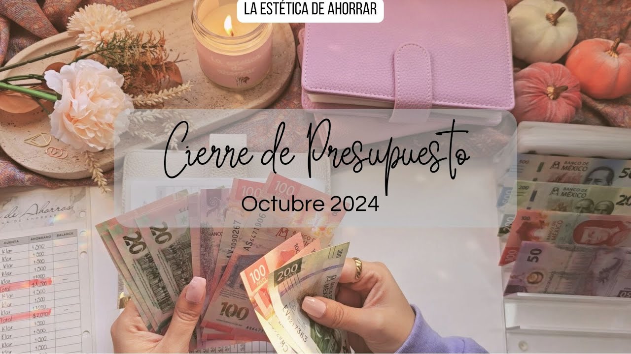 Cierre Mensual de Presupuesto | Octubre 2024 | Gastos con Tarjeta + Sistema de Sobres