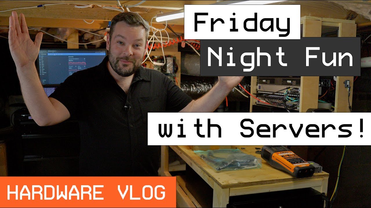 Hardware Vlog | Friday night building servers with Alex!
