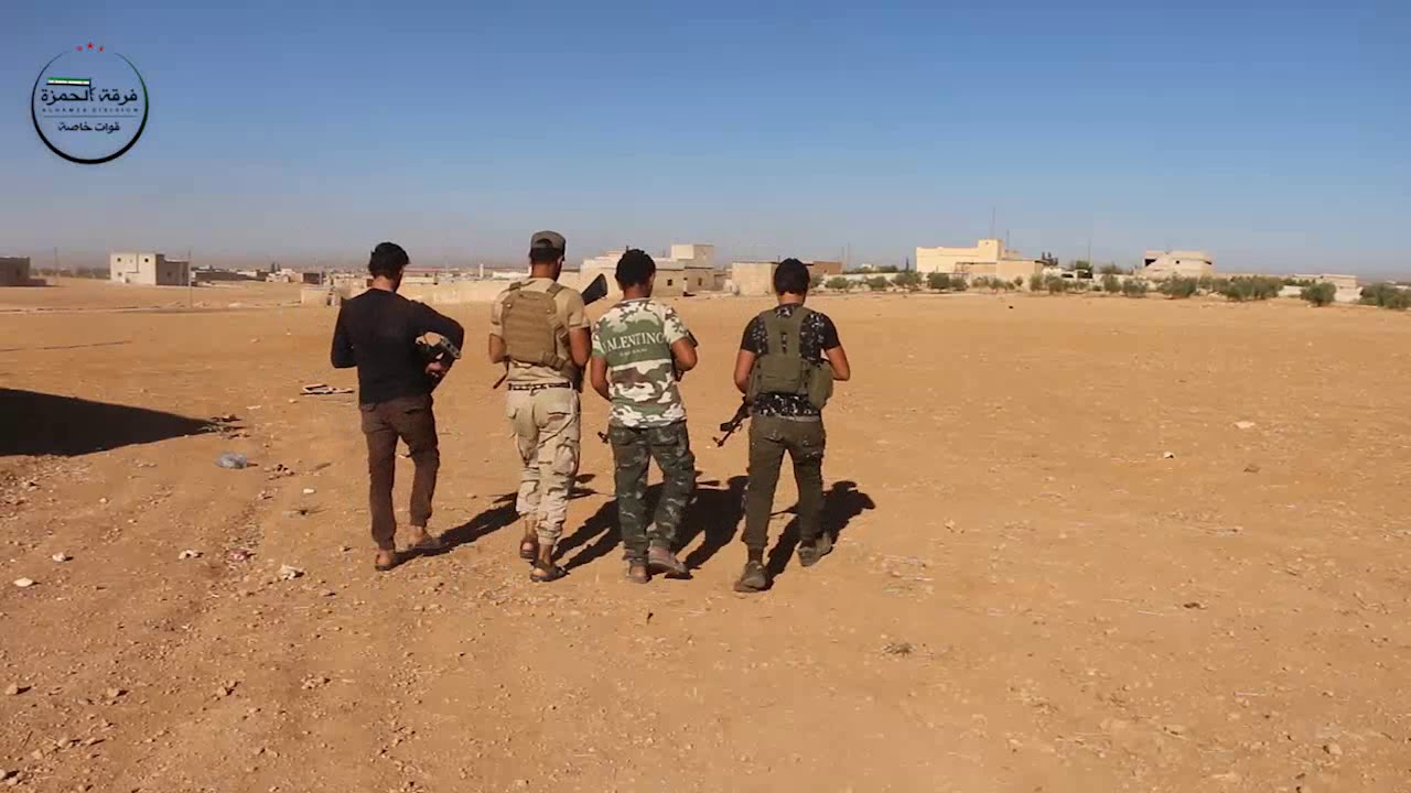 فرقة الحمزة - تقرير يرصد الاوضاع في جبهة السكرية في ريف حلب الشرقي