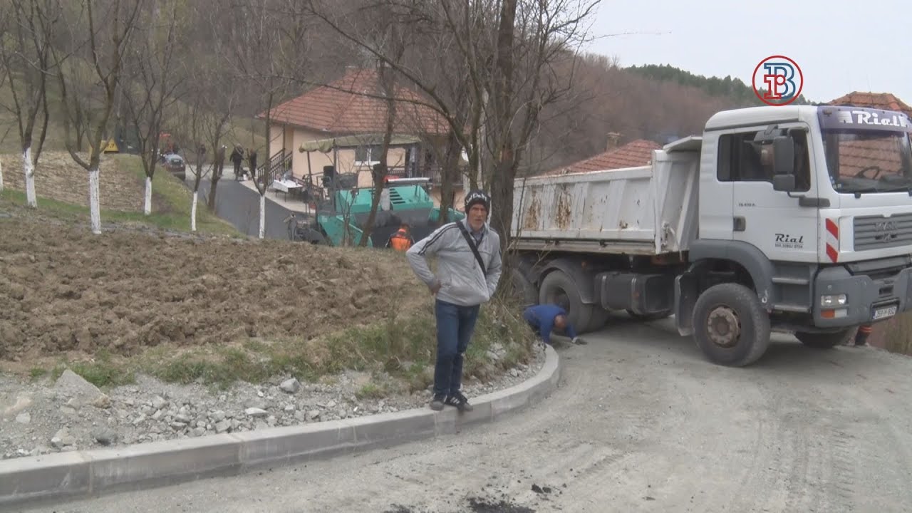 Asfaltiranje puta u Tulovićima