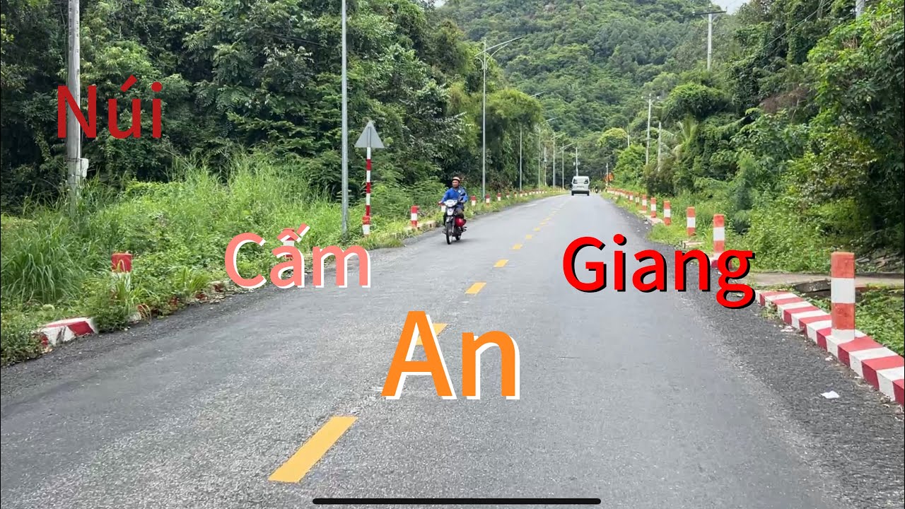 Lên núi cấm An Giang bằng xe máy 