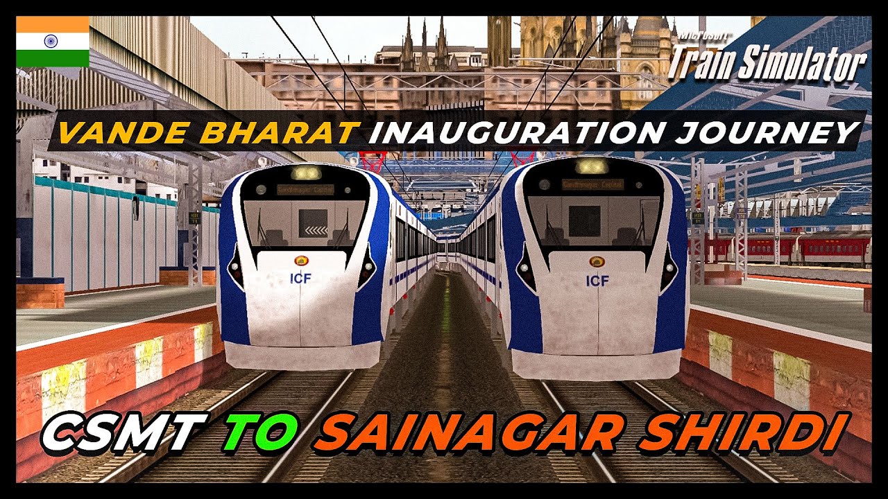 SPECIAL ACT - VANDE BHARAT INAUGURATION JOURNEY FROM CSMT | 02223 SAINAGAR SHIRDI VANDE BHARAT EXP