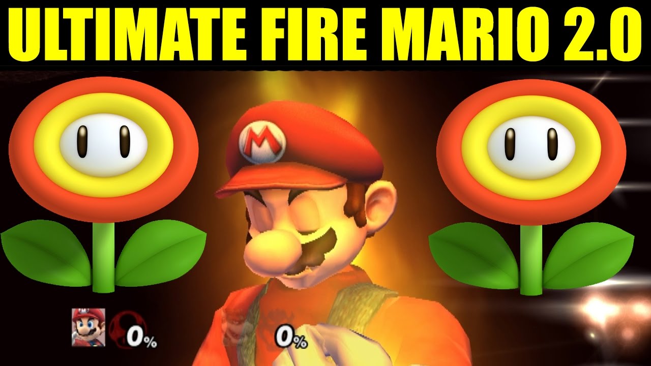 The ULTIMATE Fire Mario 2.0 Mod - FEEL THE BURN!!!🔥🔥🔥(Super Smash Bros Brawl/Project M)