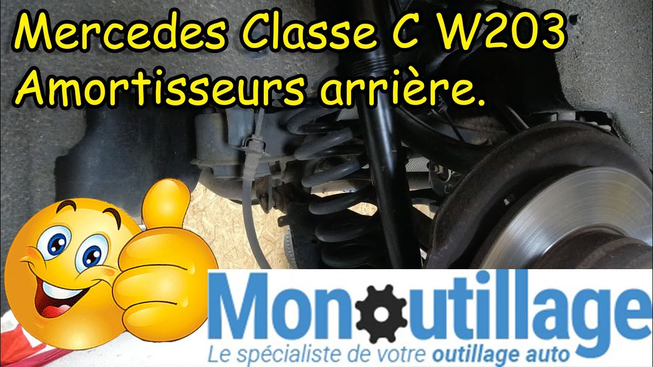 [COMMENT REMPLACER LES AMORTISSEURS ARRIÈRE  MERCEDES CLASSE C W203]