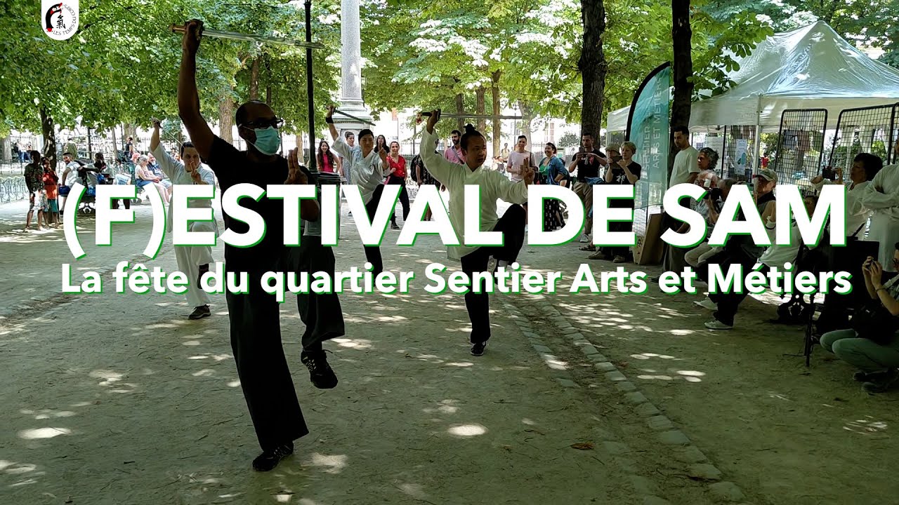 D&eacute;monstration d'arts martiaux  dans le festival de SAM au square Emile CHAUTEMPS, 10 juin 2023