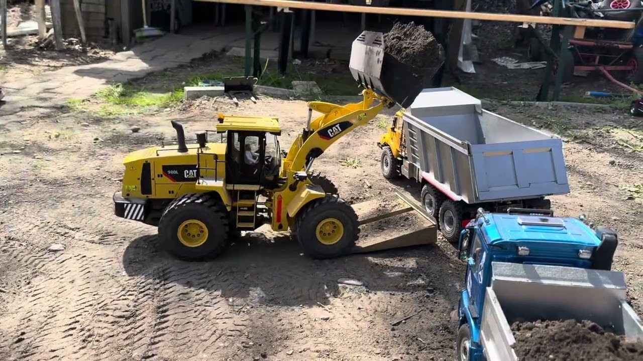 Rc Zetros 6x6 tamiya 6x6 Radlader 980 L laden