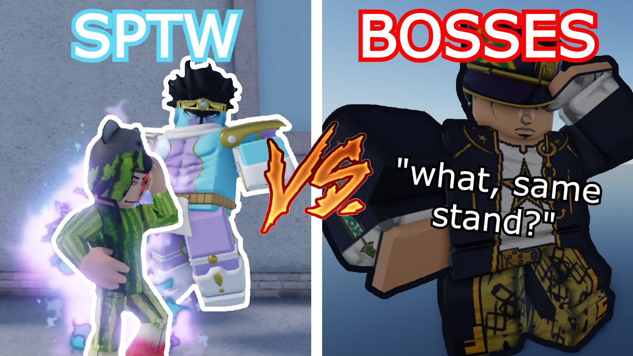 [YBA] SPTW (braindead) vs. All Bosses