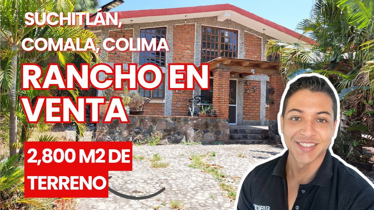 ¡Hermosa Casa de Campo Tipo Rancho en Venta en Suchitlán, Comala, Colima! 🌳✨