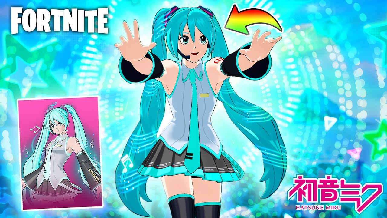 ついに「初音ミク」がフォートナイトに来た！39発でビクロイを目指せ！