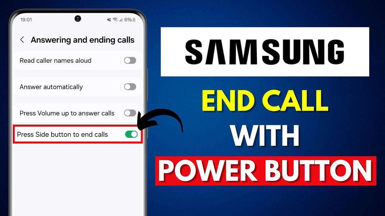 How to Enable Ending Calls by Pressing the Side Button on a Samsung Galaxy Phone