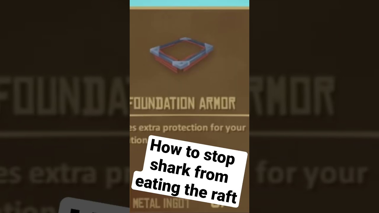 How to STOP the Shark from Eating my Raft