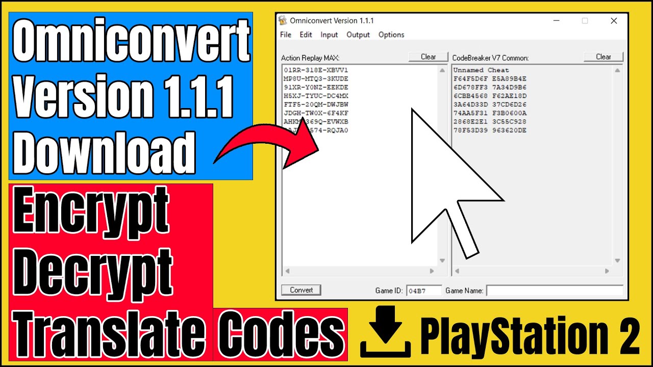 Omniconvert Version 1.1.1 Encrypt/Decrypt and Translate Codes