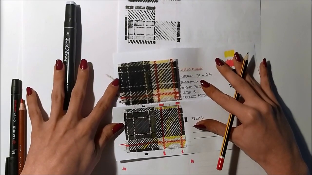 TUTORIAL TESSUTO SCOZZESE - Tecnico Moda - DIDATTICA A DISTANZA